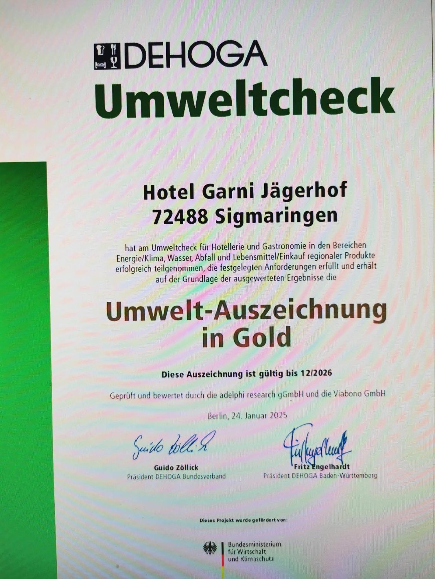 Hotel Garni Jaegerhof Sigmaringen Buitenkant foto